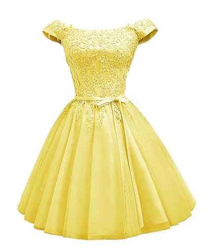Image of Asulla Short Prom Dresses Homecoming Cocktail Dresses Lace Appliques Bridesmaid Dresses for Wedding