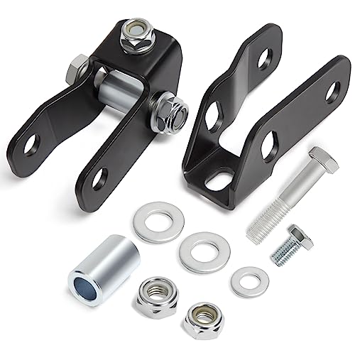 Image of KSP 2 inch-4 inch Front Shock Extenders Fit 1988-1999 Chevy GMC K1500 K2500 4WD, Shock Extension Kit for 1992-1999 Chevy GMC K1500 K2500 Suburban 4WD, Shock Extension Brackets Mount for Tahoe Yukon 4WD