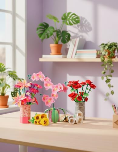 Kit Bricolage Orchidée en Papier Educa 20135 – Sans Colle Ni Ciseaux - vue 9