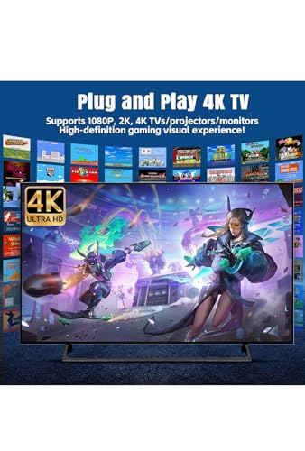 New 2026 Upgraded 4k TV Video Game Gaming System, Plug & Play Video TV Games HD with Wireless 2 Controllers for Men/Women/Girls/Boys/Adult/Kids 3 41IK5Ndz8TL