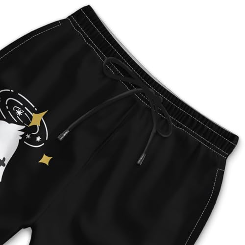 Men's Swim Trunks with Beach Print Quick Dry Swimsuits Board Shorts with Pockets Summer Gifts4