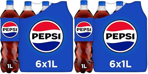 Pepsi Regular Bouteille 6 X 1L Pack (Lot de 2)