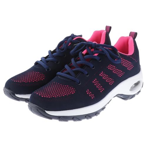 Chaussures femme grandes tailles bleues pour soulager les pieds sensibles