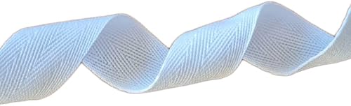 Miniatura 5 de Losita Cinta de sarga de algodón de 10 yardas con patrón de espiga de tela suave, cinta al bies para costura, envoltura de regalos, suministros de