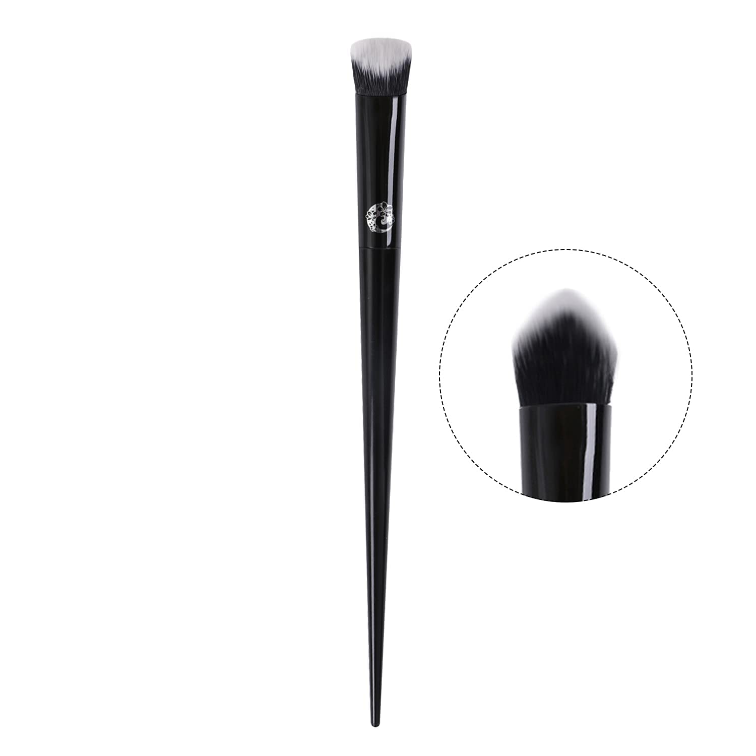 ENERGY Brocha Corrector de Doble Ángulo de Precisión, Brocha Contouring, Brocha de Maquillaje para Debajo de los Ojos - KVD40