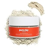 Pure Bentonite Mask, Aztec Indian Healing Clay Inspired Deep Pore Cleanser, Bentonite Food Grade Aztec Clay Mask Facial Treatment for Clarified, Balanced, Healthy Looking Skin