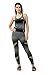 Leggings femme 2 pièces pour le sport la gym, top, pour fitness, yoga, ensemble pantalon 34-46, vert fluorescent, S/M