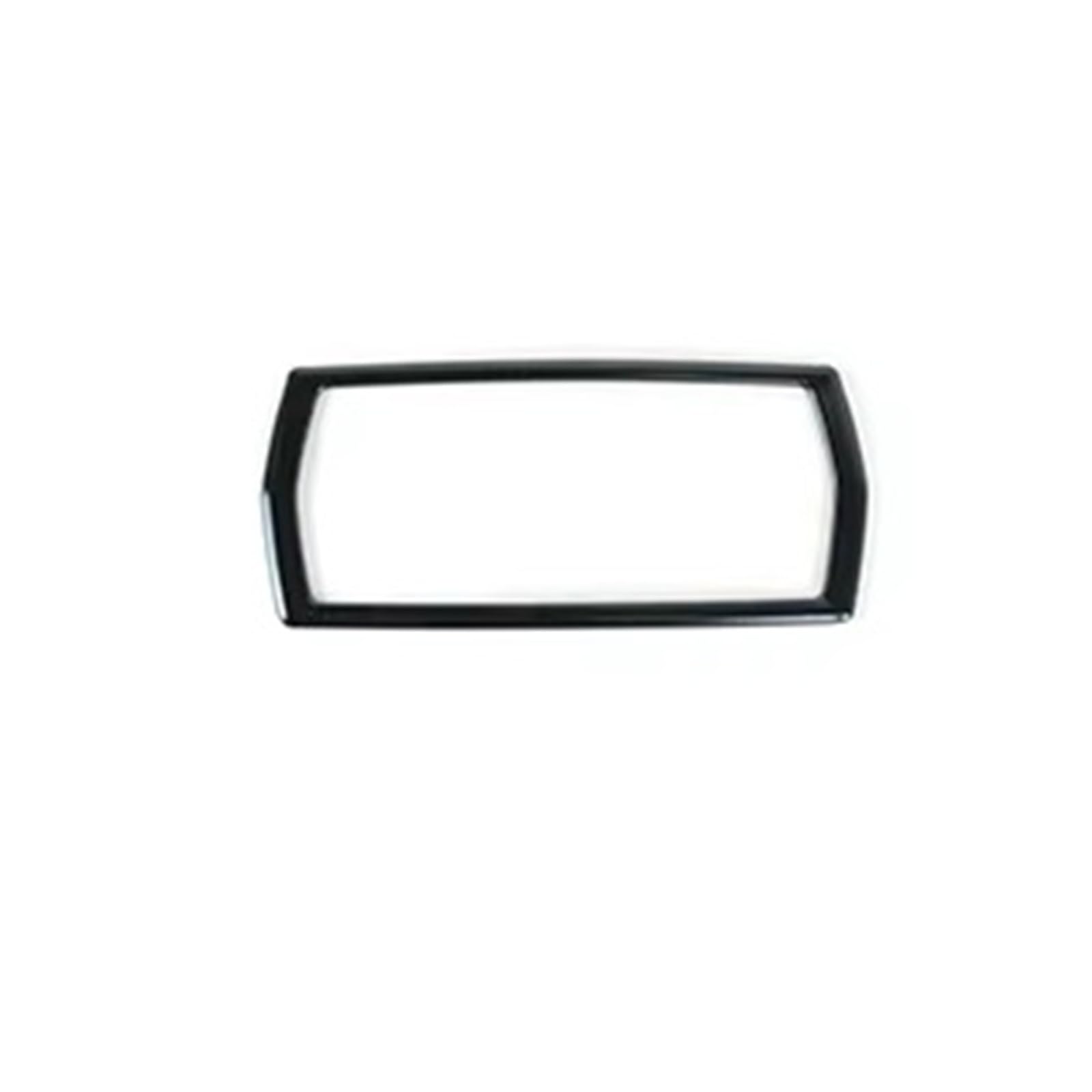 Interior Trim for A3 for 8Y 2021-2022 Stainless Steel Interior Rear Air Conditioning Vent Frame Decoration Sticker Trim Strip Panel Frame Cover(Black)
