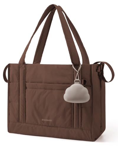 BAGSMART Diaper Bag Tote Puffer Tote Bag Lightweight Baby Bag with Insulated Pockets Pacifier Case Stylish Multifunctional Hospital Bag for Labor and Delivery Travel Work