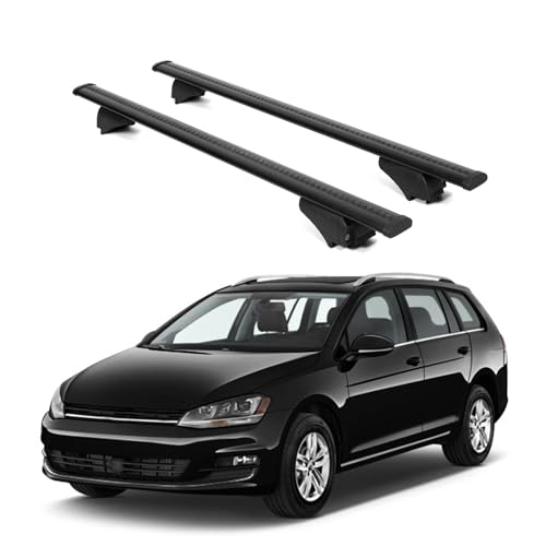ERKUL Roof Rack Cross Bars for VW Golf Sportwagen 2013-2019