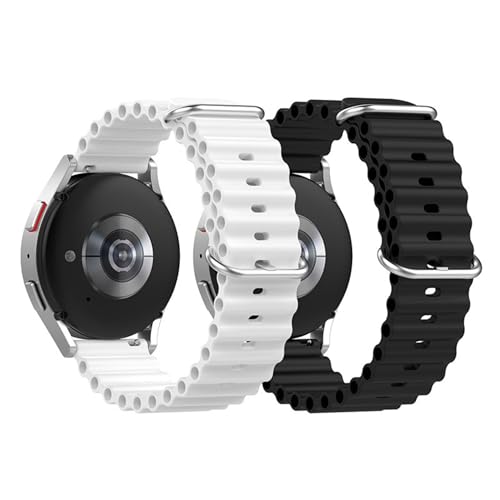 Pack Correas Reloj 22mm Compatibles con Amazfit GTR 47mm. Bandas Repuesto de Reloj de Silicona Compatible con Samsung Galaxy Watch 4 46mm. Pulsera Deportiva de Recambi
