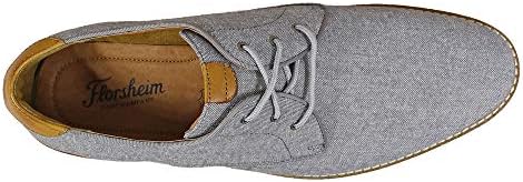 Florsheim Highland Canvas Plain Toe Oxford Mens Oxford 115 DM US Grey | Image 1