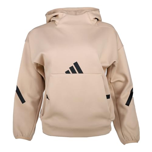 adidas Kids Boys Z.N.E. Hoodie Training Athletic Outerwear Casual - Beige