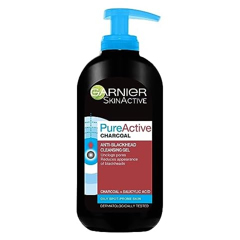 Garnier Pure Active Charcoal Gel Wash for Blackheads Cover