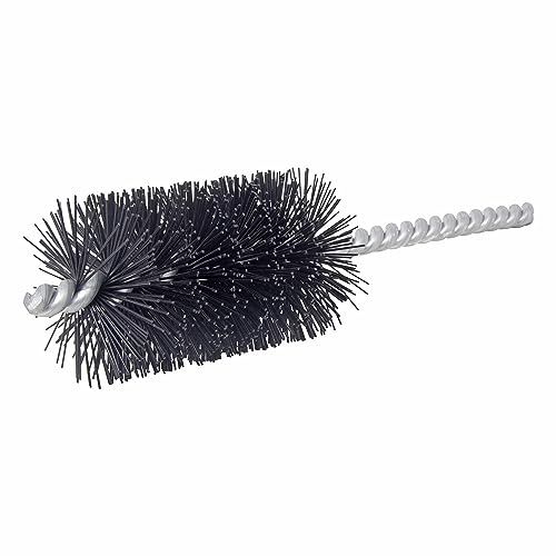 Image of Brush Research 83 Series Tube Brush-Cut For Power, 1.750 inch Brush Diameter, 6-12 Nylon .022 Wire Fill, 3 inch Brush Length, 7 inch Overall Length, Made in USA (Pack of 6)