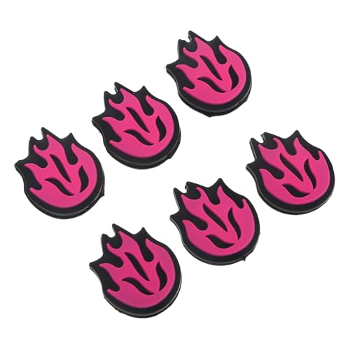 VICASKY 6Pcs Soft Tennis Racket Vibration Dampeners Lightweight Durable Unique Shock Absorbers for All Tennis Rackets Vibration Control Accessories