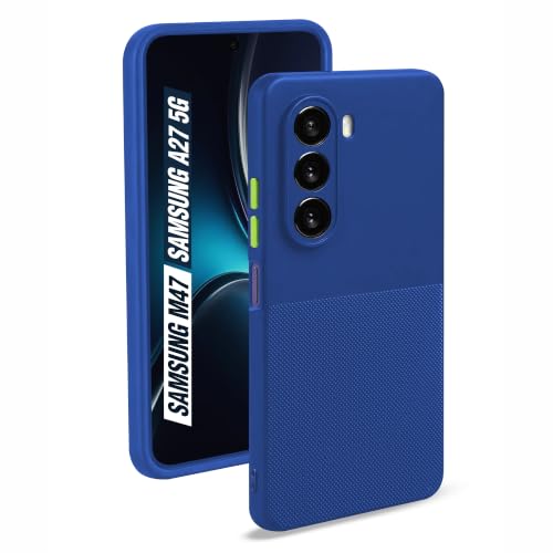 Image of AIBEX Premium Back Cover Case Compatible for Samsung F70 Pro 5G / Samsung M47 5G / Samsung A27 5G| Scratch & Drop Tested Shockproof Matte Texture Case with Soft Microfibre Lining | Slim Fit Cover
