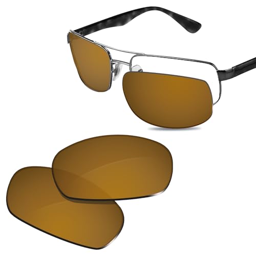 Image of 100% Precise-Fit Replacement Sunglass Lenses for RayBan RB3445 61mm