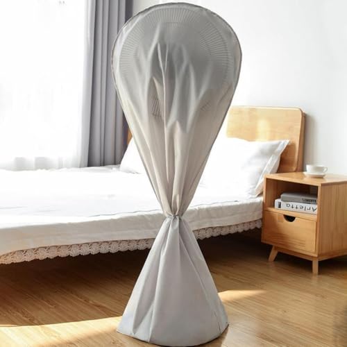 FUANA Cubierta para ventilador eléctrico para protección contra el polvo, tela Oxford 420D con cremallera sellada, para ventiladores de escritorio y de pie de hasta 140 cm, fácil de limpiar, para