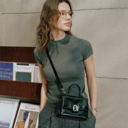 LA FESTIN Leather Small Handbag for Women, Mini Crossbody Purse & Shoulder Bag2