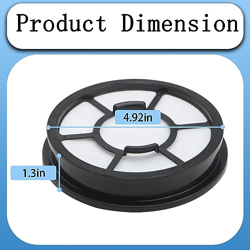 Image of 2 Pack Filters Compatible with Black & Decker Airswivel Vacuum Cleaner Models BDASV101, BDASV102, BDASV103, BDASV104, BDASL201, BDASL202, BDASP103