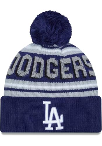 New Era MLB Men's Team Logo Cuffed Knit Pom Hat...