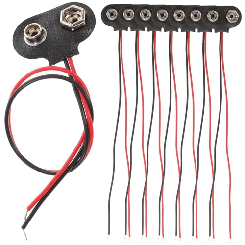 SEWACC 50 Piezas Conectores Batería con Cable T Tipo para Conexión Clips para Reemplazo Equipos Electrónicos y LED Fácil Instalación y Alta Fiabilidad