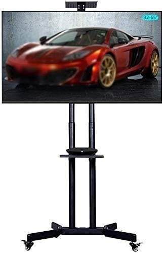 Soporte móvil ajustable para TV con ruedas giratorias miniatura 1