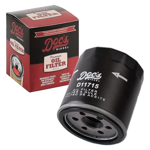 Doc's Diesel Oil Filter D11715 | Compatible with Chevrolet/GMC 3.0L Duramax 2020+ | Replaces PF66