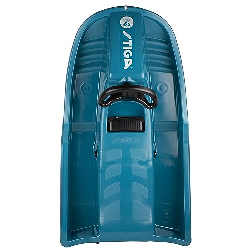 Lenkbob Stiga Kinder Schlitten mit Lenkrad Snowpower aus Biokunststoff