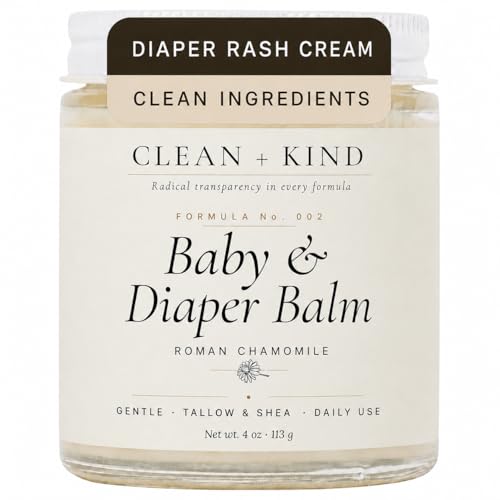 Organic Diaper Balm for Baby Rash (4 oz)