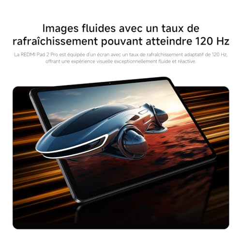 XIAOMI REDMI Pad 2 Pro 8+ Écran 12 1" 2 5K 120 Hz Batterie Longue autonomie de 12 000 mAh Processeur 4 nm Interconnectivité Fluide Chargeur Non Inclus - vue 7