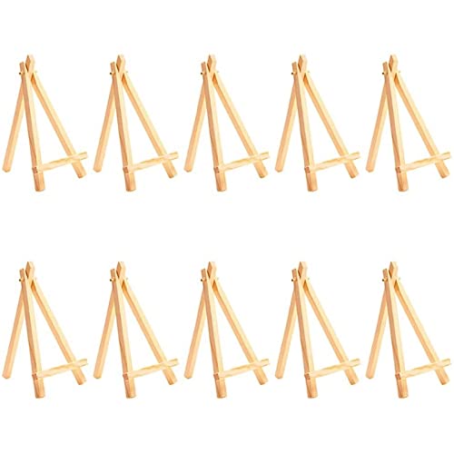 ZAW Caballete 40 Mini Bricolaje Artista de Madera Artista de Madera Easel de la Boda Tabla de la Boda Soporte de la Pantalla Decoración de la Fiesta 15x8cm Caballete Caballete para Pintar