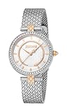 JC Montre bracelet pour femme Just Cavalli Femme Analogique Quartz Montre avec Bracelet en Acier Inoxydable JC1L240M0065