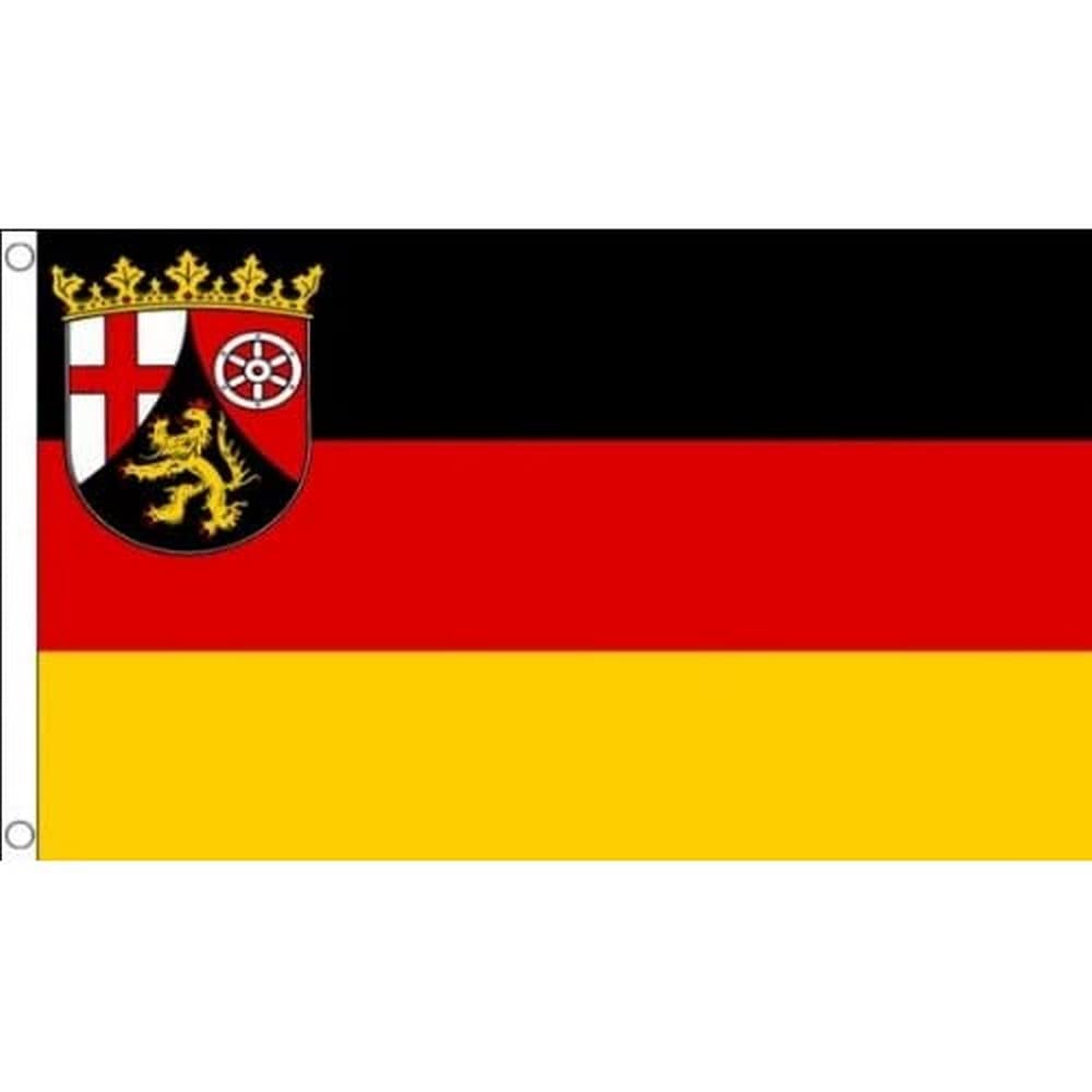 AZ FLAG, Rhineland-Palatinate Flag, 2x3 Ft, 100D Polyester Germany