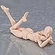 BAOFUYA Bewegliche Schaufensterpuppe, Actionfigurenkörper, Anpassbare Posen, Zeichnungsmodell Zum Skizzieren, Zeichnen, Malen (Frau)