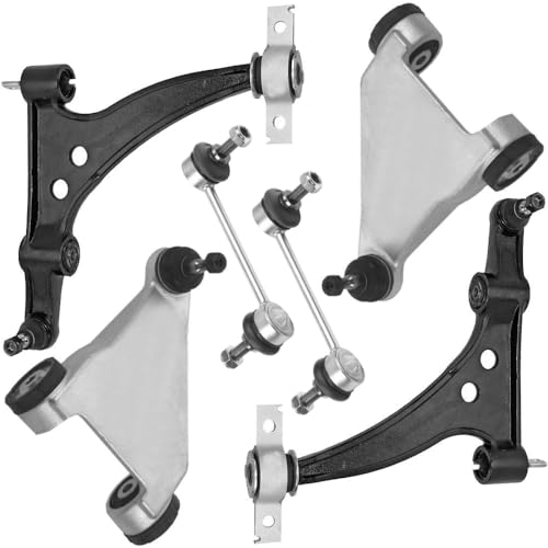  Kit bracci di sospensione anteriore compatibile per ALFA ROMEO 166 98-07 TYPE 936 composto da 6 ricambi auto