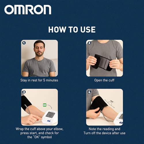 Omron HEM 7124 Fully Automatic Digital BP Monitor with IntelliSense — view 4