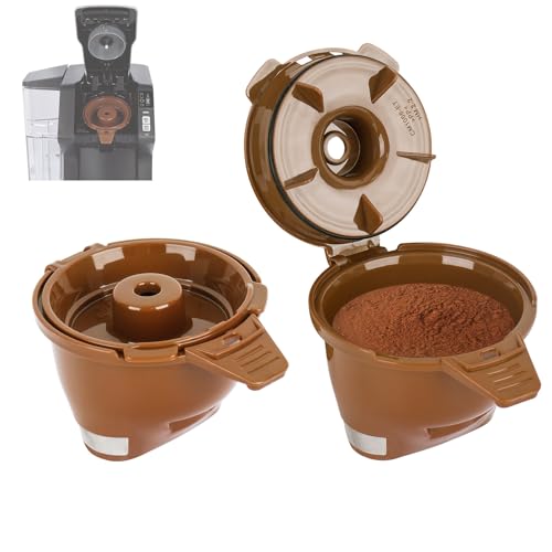 Coffee Maker Filter Basket Single Replacement Hamil tion Beach FlexBrew Coffee Maker Parts 49900,49902,49903,49904,49950,49957,FOR Hamiltion Beach Coffee Make Single Serve Filter Parts - 2 Pack