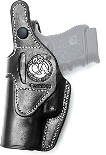 Cebeci 20795RB31 Right-Hand Leather IWB 20795 Holster Gun Belt, Black