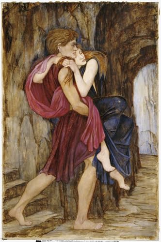 Tableau l'évasion par Roddam Spencer Stanhope en impression sur toile pour salon 60x90cm