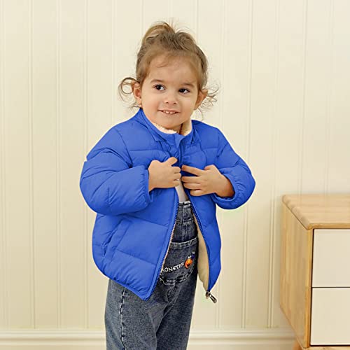 Xmwealthy Baby Girls Boys Hooded Down Jacket Toddler Winter Coat Warm Lined Fleece Jackets Blue 18-24Months #TOP6