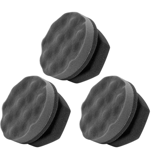 3 Pack Tire Dressing Applicator Pad Tire Shine Applicator Tire Cleaner Sponge Reusable Washable Tire Brush for Tire Detailing Waxing