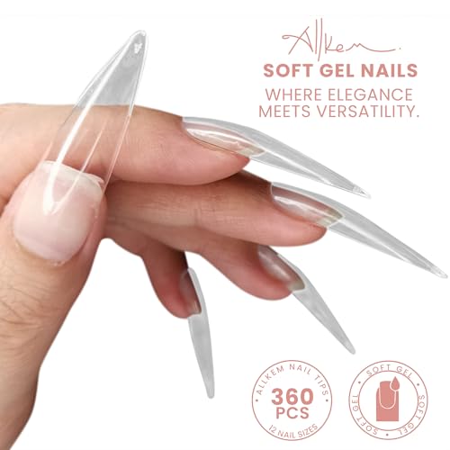 Allkem XXL Soft Gel Nail Tips
