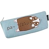 ペン収納バッグ 筆箱 超可愛い 動物柄 ペンポーチ 筆入れ 大容量 小物入れ プレゼント 軽量 ペンケース 筆収納 便利 仕事用 おしゃれ 入学祝い 誕生日 プレゼント 小学生 中学生にぴったり 男の子 女の子 おしゃれなギフト ファスナー 2種類 (ブルー)