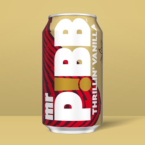 Image of Mr. Pibb Thrillin' Vanilla Soda Soft Drink Cans, 12 fl oz, 12 Pack