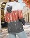 rosemia Hoodies for Women Sweatshirts Casual Long Sleeve Pullover Loose Lightweight Fall Clothes(Orange White Tie Dye,S)