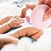 POPETPOP Baby Nail File Replacement Pads : 12Pcs Baby Nail File Replacement Heads for Infant from 1 to 6 Months, Fit for Standard Electric Kid Trimmer, 0.71X0.71X0.71in (Red)