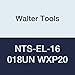Walter Tools NTS-EL-16 018UN WXP20 Carbide NTS Threading Inserts, External Thread, Full Profile, American UN 60 Degree (Pack of 10)