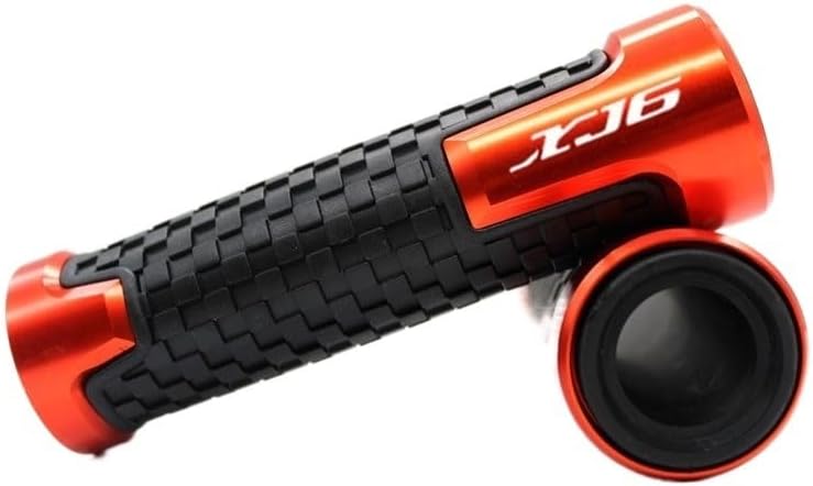 QQLADY Z para Yamaha XJ6 XJ-6 Accesorios de motocicleta 78 pulgadas 0.866 in Agarraderas de manillar Protector de empuñadura Barra X (Color Naranja)